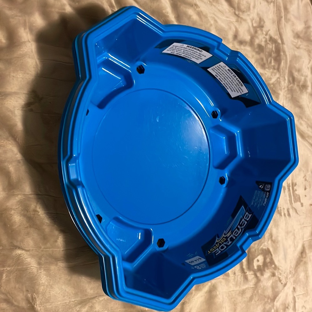3 Blue Beyblade Arenas in Great Condition